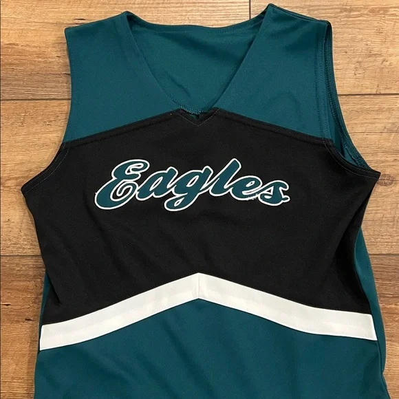 NFL Philadelphia Eagles Girls Captain Cheerleader Dress, YL (14) - Picture 3 of 5